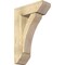 Ekena Millwork Thorton Slat Rough Sawn Bracket w/ Offset Brace, Douglas Fir, 8"W x 22"D x 34"H BKT0806X22X34THR06RDF - alternate 1